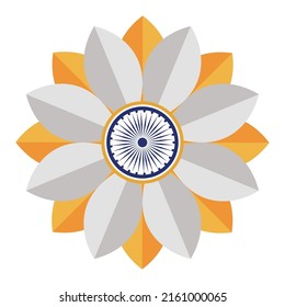 icono de flor amarilla y blanca