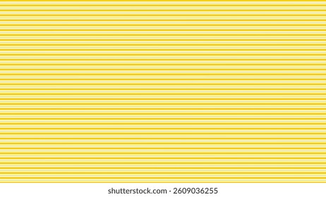 Yellow and white horizontal striped background. Seamless pattern in horizontal lines.