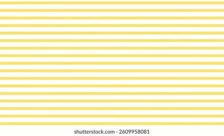 Yellow and white horizontal striped background. Seamless pattern in horizontal lines.