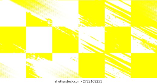 Yellow and white lattice vector illustration. apstract