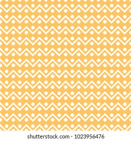Yellow And White line seamless pattern
