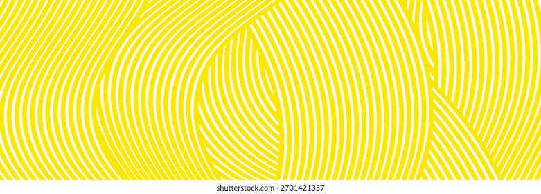 Fundo macarrão amarelo e branco, padrão geométrico abstrato de espaguete. Cartaz de macarrão amarelo. eps 10