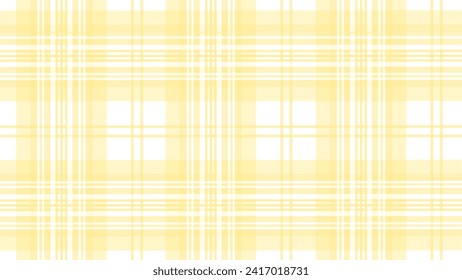 Yellow and white plaid background