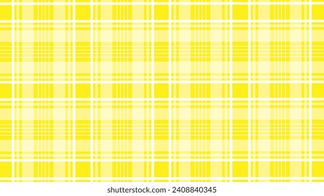 Yellow and white plaid texture as a background