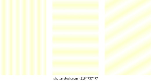 Yellow and white set of vector grainy gradients editable. For covers, wallpapers, branding and other projects. You can use a grainy texture for any of the gradients