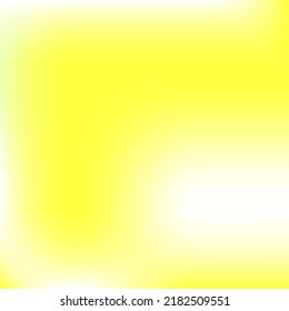 Yellow White Smooth Watercolor Vivid Smooth Surface. Bright Lemon Vector Neon Gradient Mesh. Multicolor Liquid Fashion Vibrant Gradient Backdrop. Color Light Spotlight Trendy Blurry Background.