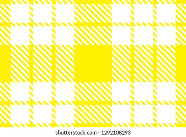 yellow and white tartan plaid pattern. Scottish Woven Pattern - Vector illustration.-EPS-10
