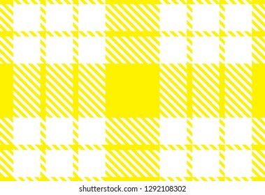 yellow and white tartan plaid pattern. Scottish Woven Pattern - Vector illustration.-EPS-10