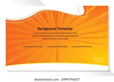 Yellow and White unusual background Vector EPS 10