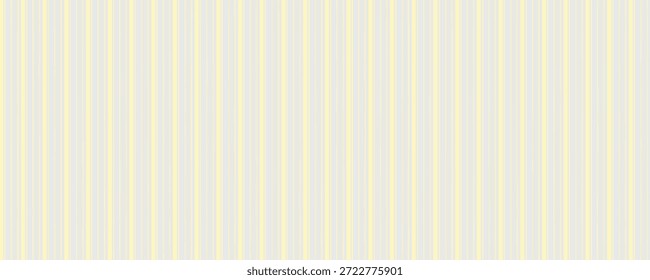 ​Hellgelbe und weiße vertikale Streifen nahtloses Muster. Ein sanfter, sonniger und fröhlicher Hintergrund, perfekt für Babyduschen, Kinderzimmer, Ostern, Frühlingsthemen und einfache Website-Design-Elemente.