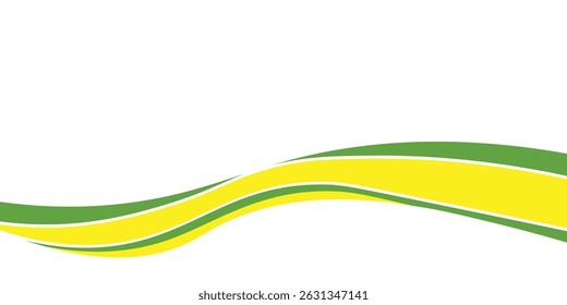 Fondo ondulado amarillo y blanco de la forma. conveniente para el diseño del cartel del negocio, el Anuncio corporativo, la presentación, el volante, la publicación de las redes sociales.