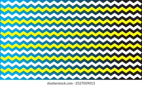 Yellow, white zig zag luxury pattern background for banner design, brochures, logo, templates, flyers, walls and many more. It is a customizable file.