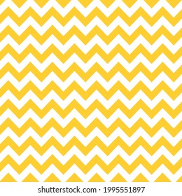 Yellow zigzag pattern with white background. Vector illustration