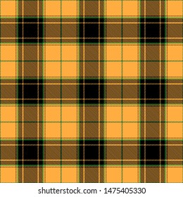 Yellow,Black and Green Tartan Plaid Scottish Seamless Pattern. Texture from tartan, plaid, tablecloths, shirts, clothes, dresses, bedding, blankets and other textile.