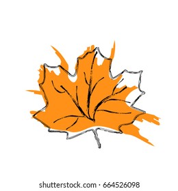 yellow-fall-leaf-vector