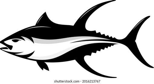 Yellowfin Tuna Vector For Fishing Logo Company