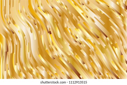 Yellow-golden gradient background. Minimal design. Gold texture. Abstract pattern with wave lines. Luxury colorful striped background. Geometric wavy backdrop. Vector illustration
