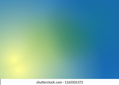 yellowish blue abstract blur background
