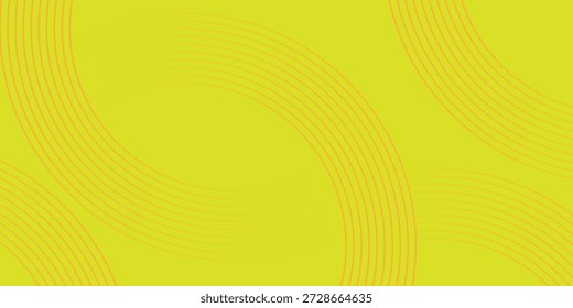 Amarelo-Limão Tech Ondulações, Ilustração De Vetor.