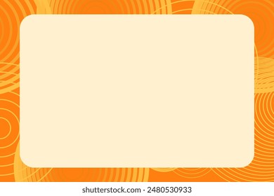Yellow-orange abstract background with the blank space on it