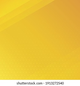 Yellow-orange abstract background of lines and dots - Vector illustration