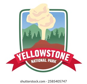 Yellowstone National Park with beautiful natural views