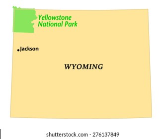 Yellowstone National Park Locate Map