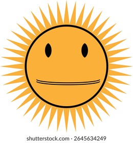 Yellow,sun and sunlight. Hot solar energy for tan. Vector sign,yellow sun iconSun simple icons collection. Vector illustrationYellow sun icon set, sunshine and solar glow,