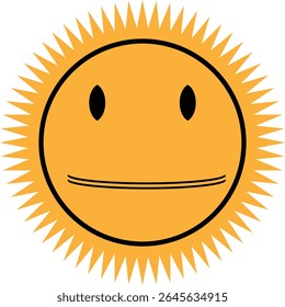 Yellow,sun and sunlight. Hot solar energy for tan. Vector sign,yellow sun iconSun simple icons collection. Vector illustrationYellow sun icon set, sunshine and solar glow,