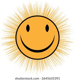 Yellow,sun and sunlight. Hot solar energy for tan. Vector sign,yellow sun iconSun simple icons collection. Vector illustrationYellow sun icon set, sunshine and solar glow,