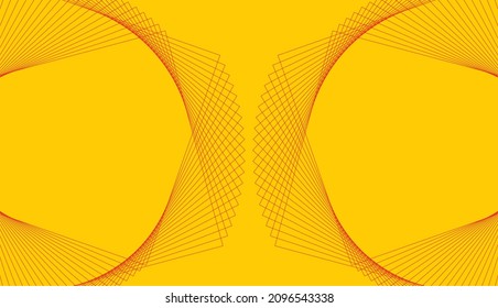 Yelow and orange Psychedelic Linear Wavy Backgrounds