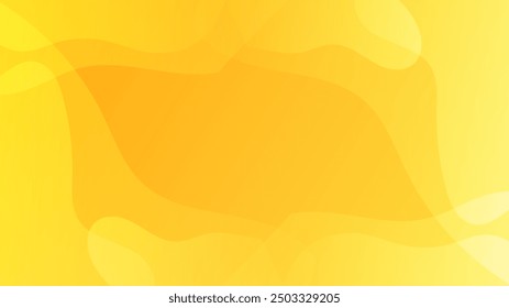 Yelow vector gradient abstract background with shapes elements