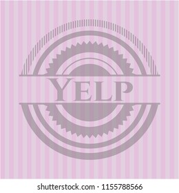 Yelp pink emblem
