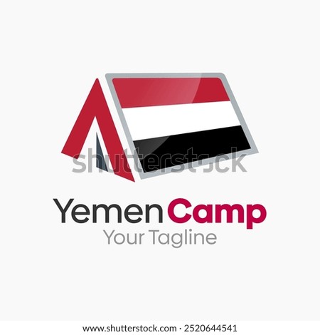 Yemen Camp Logo Design Template. Good for Business, Agency, Community and Organization