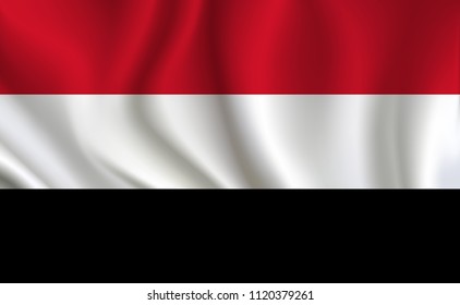 Yemen Flag background