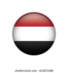 Yemen flag button
