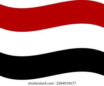 Yemen flag illustrator national of vector