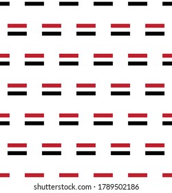 Yemen   marca un patrón sin soldadura.  Yemen   vector de textura de marca 