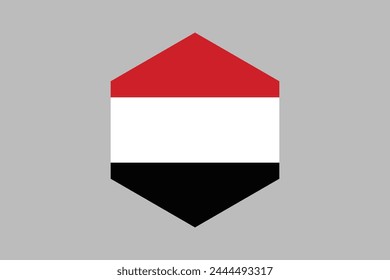 Yemen flag sign, Yemen national flag, Yemen flag vector illustration
