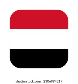 Yemen flag simple illustration for independence day or election svg