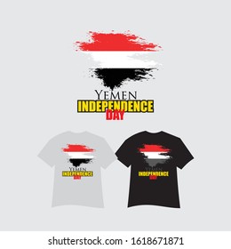 Yemen flag vector. can be used for Independence Day celebrations or other events