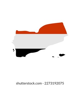 Indicadores de Yemen conjunto de iconos, símbolo del símbolo del vector del día de la independencia de Yemen