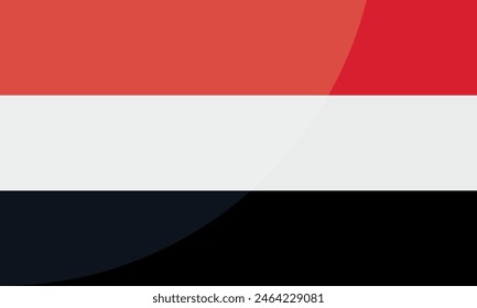 Yemen Leone National Flag for background, backdrop. Vector illustration