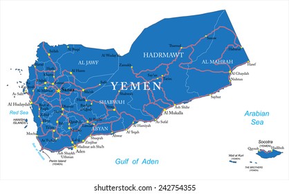 Yemen Map