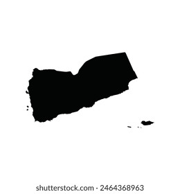 Yemen map icon vector symbol design