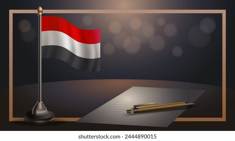 Yemen National Day, template banner vector Illustration