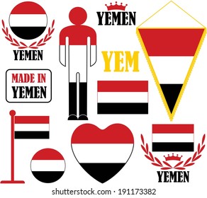 Yemen. Vector Illustration. Logo