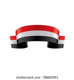 Yemeni flag, vector illustration