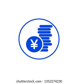 Yen coin icon