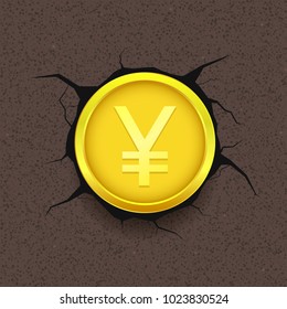 Yen coin symbol